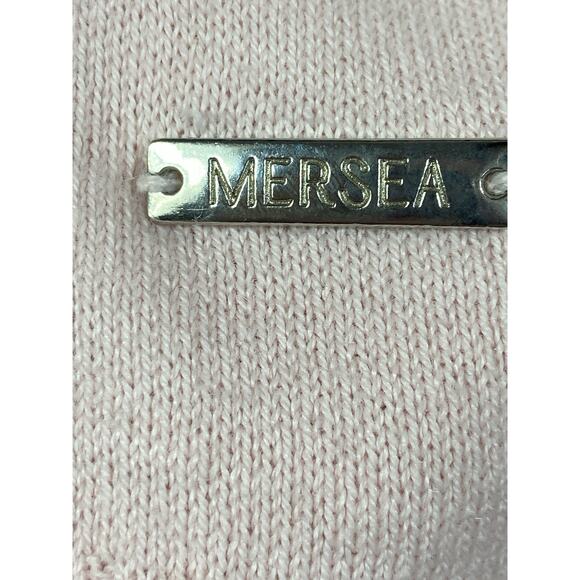 MerSea Catalina Sweater Women’s OS Rolled Hem EUC Pink Quiet Luxury Cozycore - Picture 7 of 15
